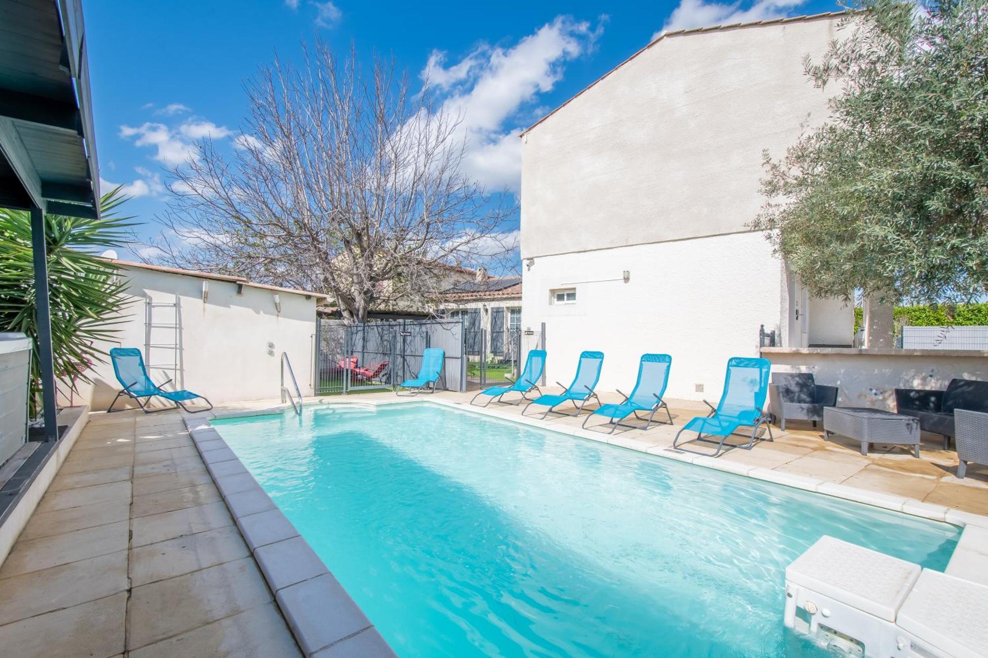 Guesthouse La Costiere - Logements Independants - Espace Piscine Jacuzzi لونيه المظهر الخارجي الصورة