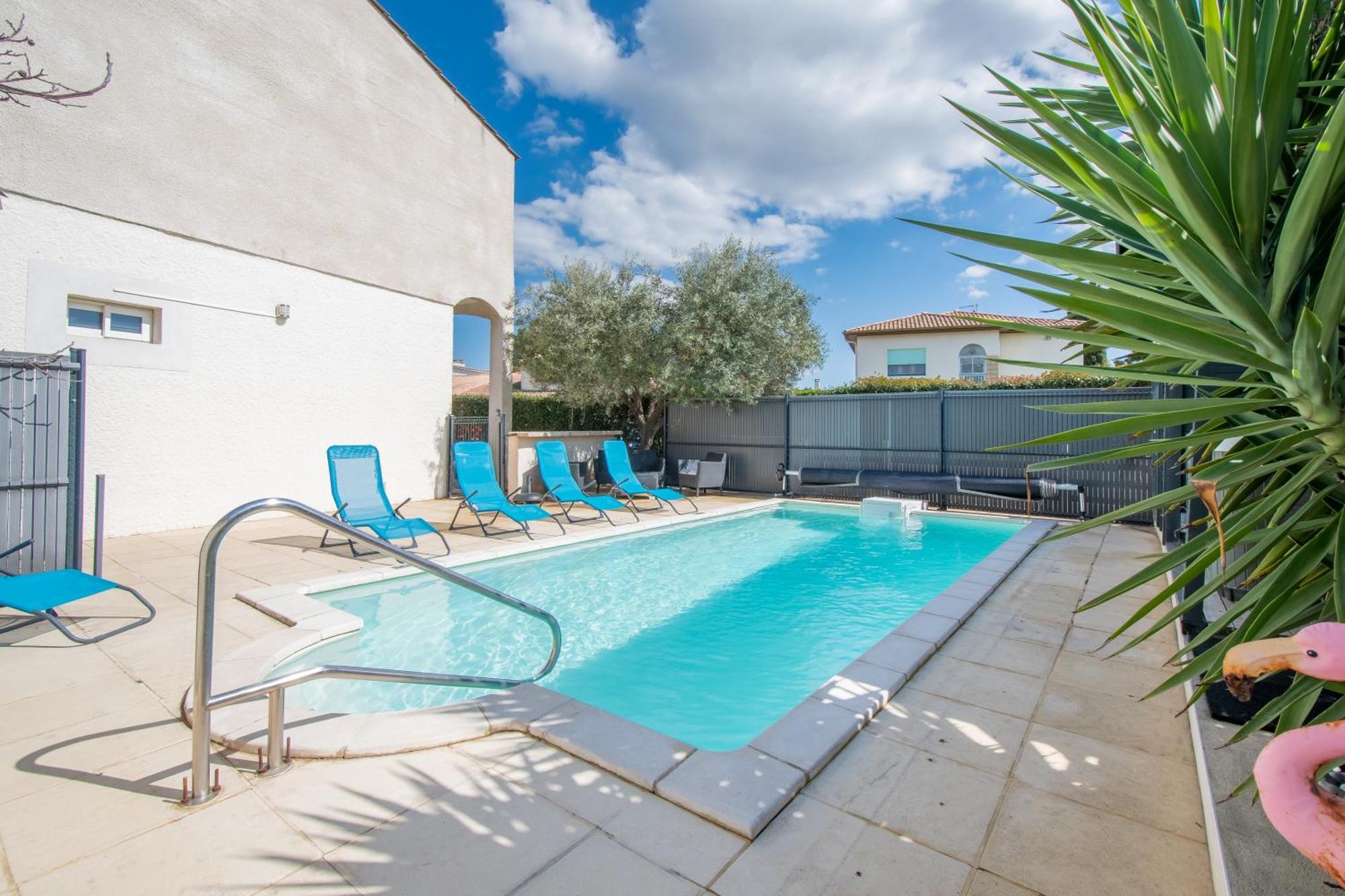 Guesthouse La Costiere - Logements Independants - Espace Piscine Jacuzzi لونيه المظهر الخارجي الصورة
