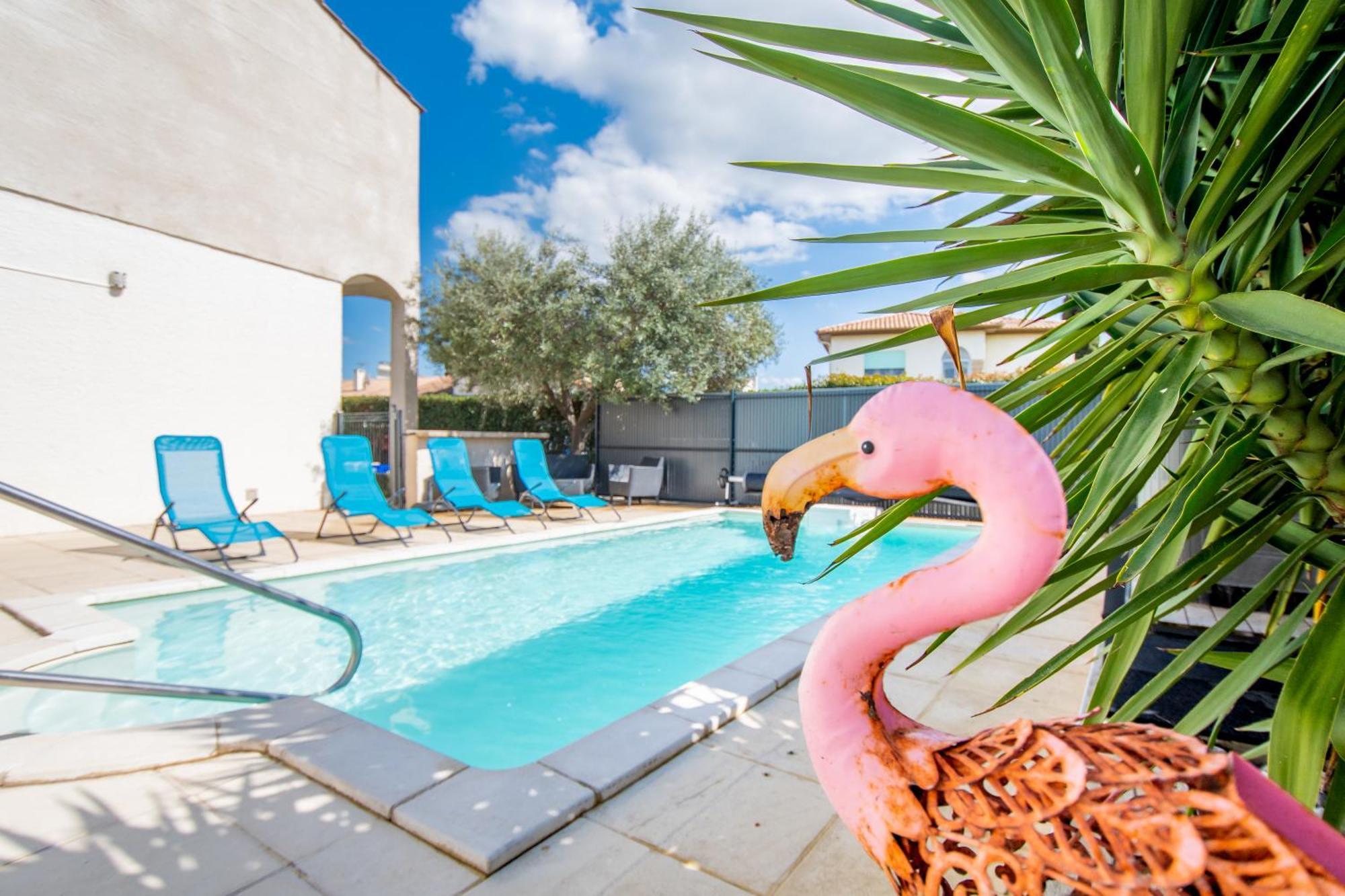 Guesthouse La Costiere - Logements Independants - Espace Piscine Jacuzzi لونيه المظهر الخارجي الصورة